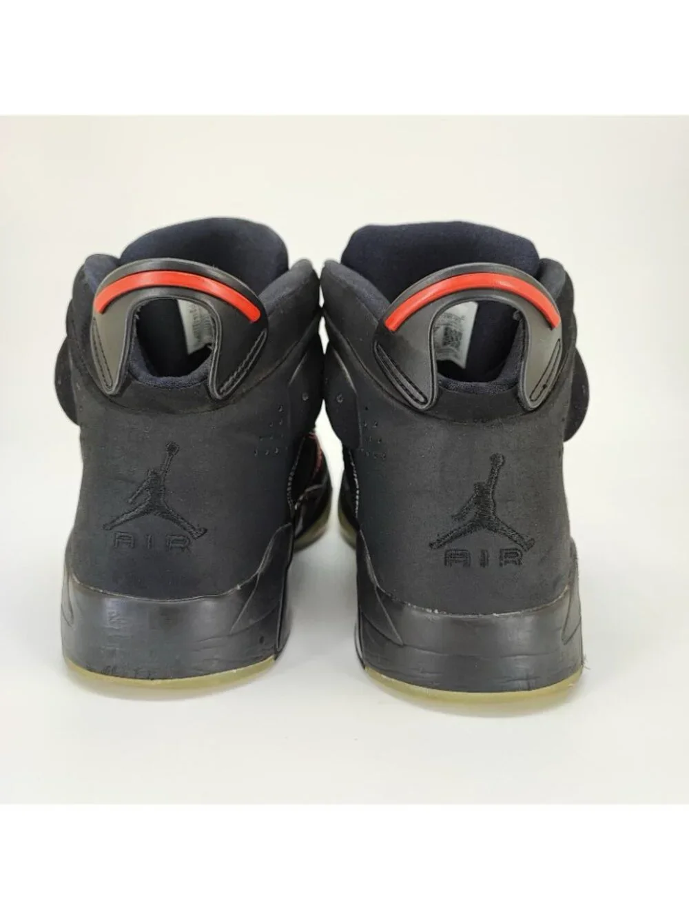 Nike Jordan 6-17-23 Men's Size 9.5 Basketball Nubuck Black High Top Shoes